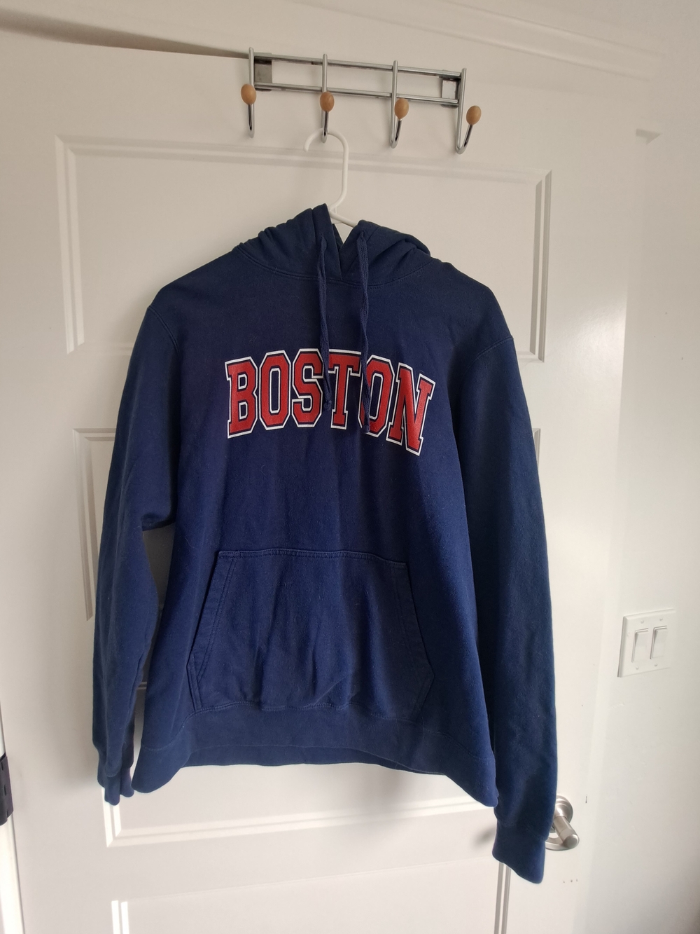 Boston Navy Blue Hoodie